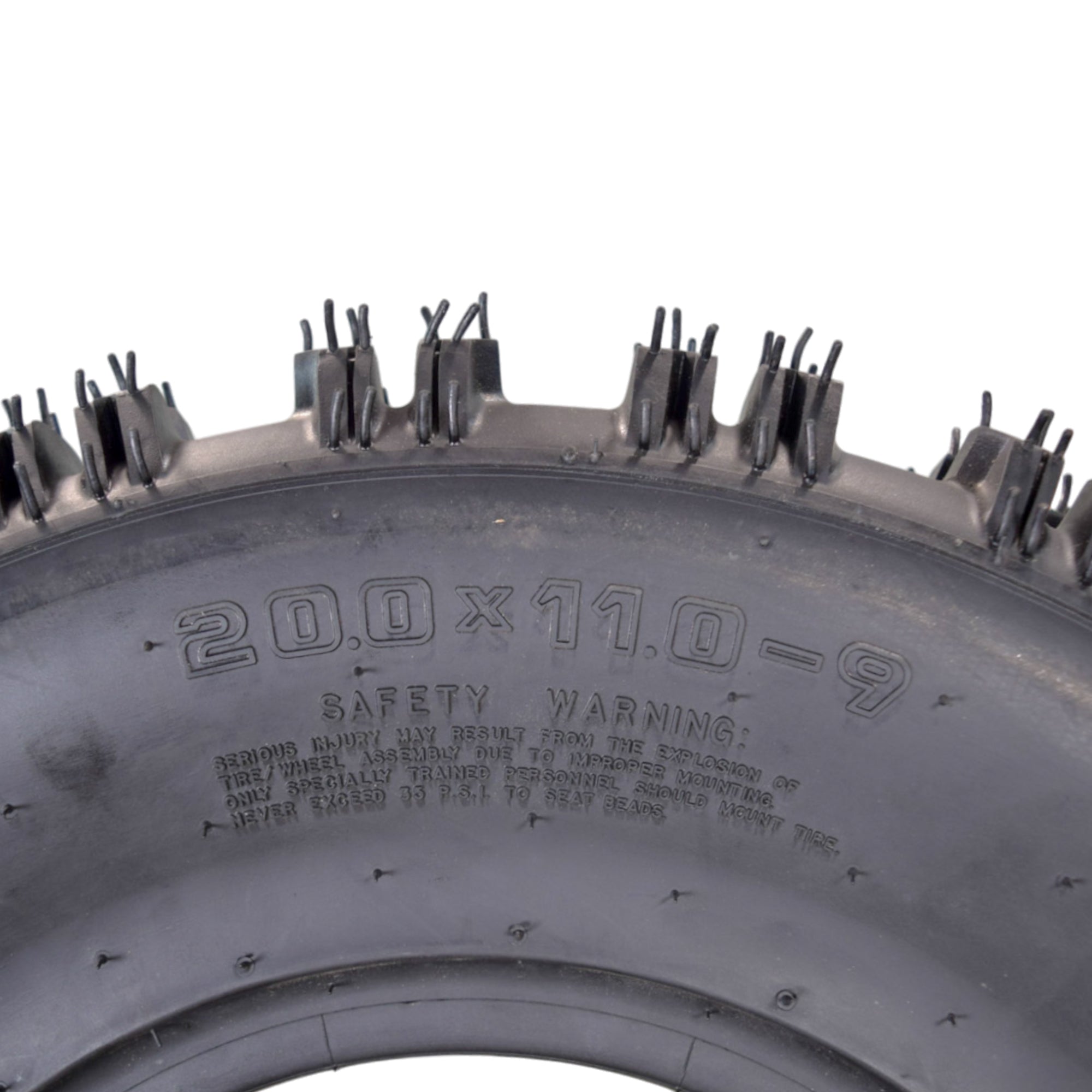 Hoosier ATV Mud Rear Tires 20.0X11.0-9 XC200 for Off-Road Racing with Hoosier Keychain (2-Pack)