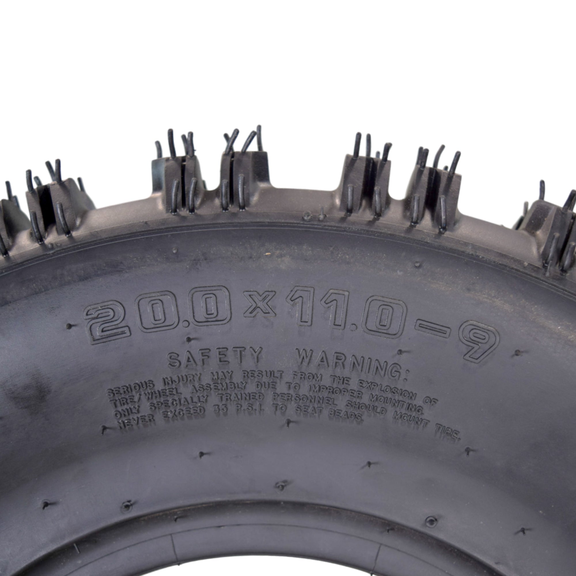 Hoosier ATV Mud Rear Tires 20.0X11.0-9 XC200 for Off-Road Racing with Hoosier Keychain (2-Pack)