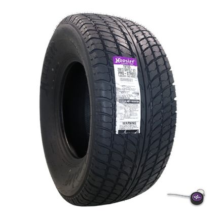 Hoosier 19155 Pro Street D.O.T. Radial Tire - 29x12.50R15LT Street-Legal High-Performance Drag and Pro Street Tire Includes Collector Miniature Tire Keychain