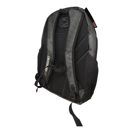 Hoosier OGIO Excelsior Backpack - Gray with Dual Main Compartments and Padded Air Mesh Back for Travel, School, or Work with Hoosier Keychain