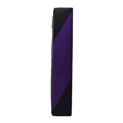 Hoosier Foam Seat Cushion - Purple and Black with Hoosier Brand Logo 14"x14"x2" - 24016000 with Hoosier Keychain Included