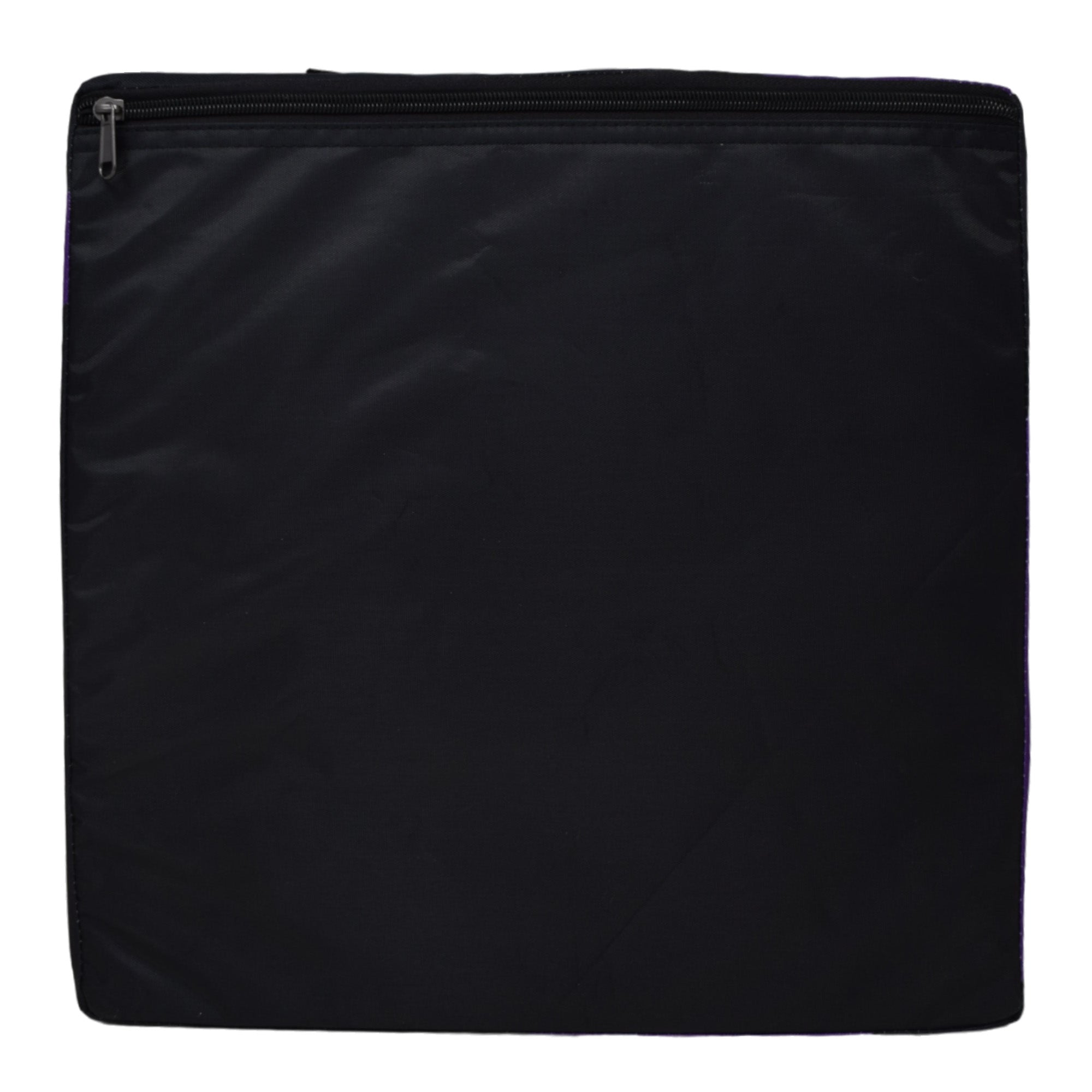 Hoosier Foam Seat Cushion - Purple and Black with Hoosier Brand Logo 14"x14"x2" - 24016000 with Hoosier Keychain Included