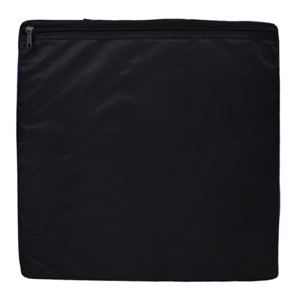 Hoosier Foam Seat Cushion - Purple and Black with Hoosier Brand Logo 14"x14"x2" - 24016000 with Hoosier Keychain Included