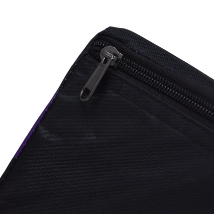 Hoosier Foam Seat Cushion - Purple and Black with Hoosier Brand Logo 14"x14"x2" - 24016000 with Hoosier Keychain Included