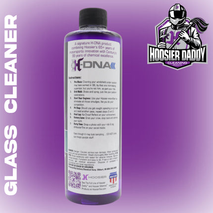 Hoosier Daddy 16oz Glass Cleaner - Streak-Free Formula for Crystal Clear Windows, Mirrors, and Glass Surfaces, Easy Spray Application for Multi-Use on Cars, Trucks, SUV, House, and More(2-Pack)