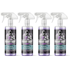 Hoosier Daddy 16oz Glass Cleaner - Streak-Free Formula for Crystal Clear Windows, Mirrors, and Glass Surfaces, Easy Spray Application for Multi-Use on Cars, Trucks, SUV, House, and More(4-Pack)