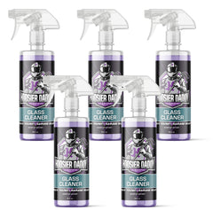 Hoosier Daddy 16oz Glass Cleaner - Streak-Free Formula for Crystal Clear Windows, Mirrors, and Glass Surfaces, Easy Spray Application for Multi-Use on Cars, Trucks, SUV, House, and More(5-Pack)