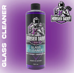 Hoosier Daddy 16oz Glass Cleaner - Streak-Free Formula for Crystal Clear Windows, Mirrors, and Glass Surfaces, Easy Spray Application for Multi-Use on Cars, Trucks, SUV, House, and More(8-Pack)