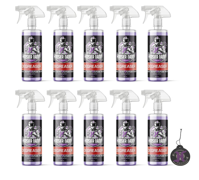 Hoosier Daddy 16oz Degreaser - Ultra-Tough Formula Destroys Grease, Oil, & Grime - Perfect for Cars & Garages(10-Pack)