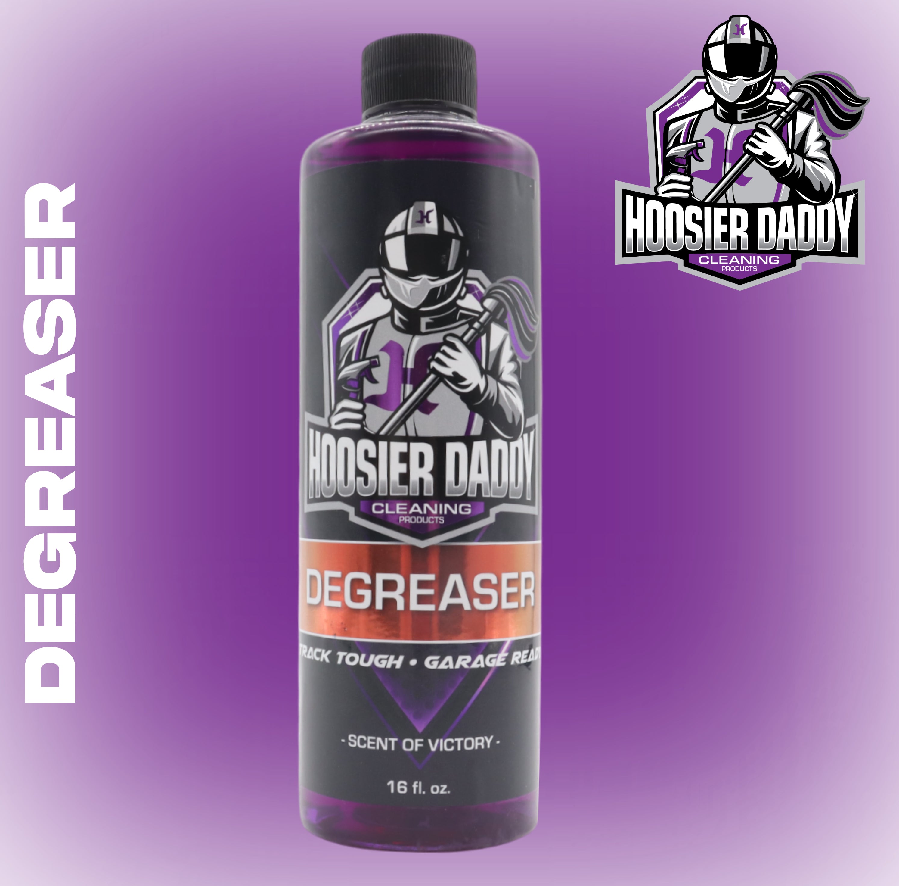 Hoosier Daddy 16oz Degreaser - Ultra-Tough Formula Destroys Grease, Oil, & Grime - Perfect for Cars & Garages(3-Pack)
