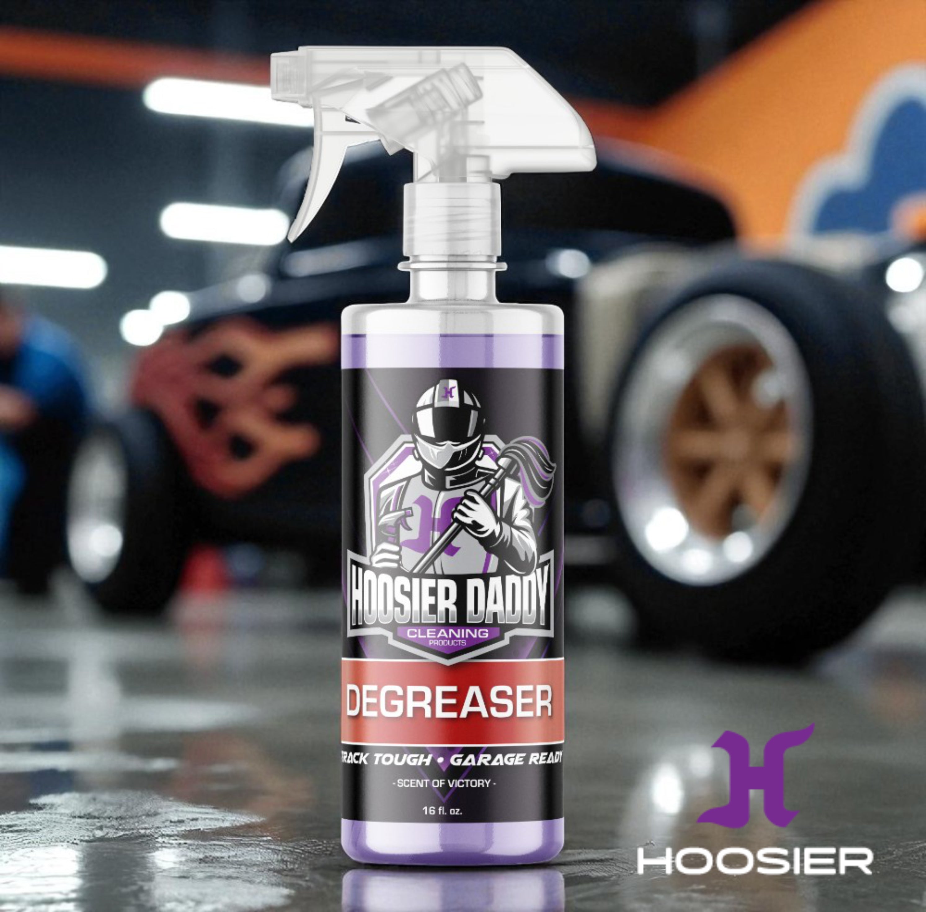 Hoosier Daddy 16oz Degreaser - Ultra-Tough Formula Destroys Grease, Oil, & Grime - Perfect for Cars & Garages(3-Pack)