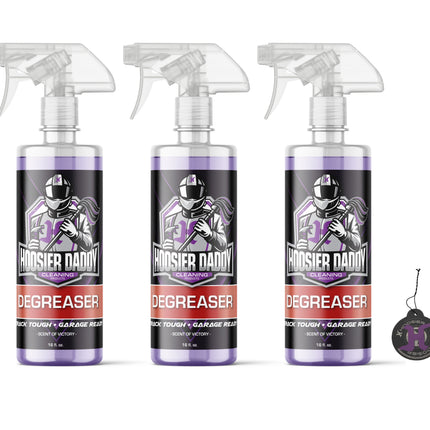 Hoosier Daddy 16oz Degreaser - Ultra-Tough Formula Destroys Grease, Oil, & Grime - Perfect for Cars & Garages(4-Pack)