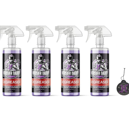 Hoosier Daddy 16oz Degreaser - Ultra-Tough Formula Destroys Grease, Oil, & Grime - Perfect for Cars & Garages(4-Pack)
