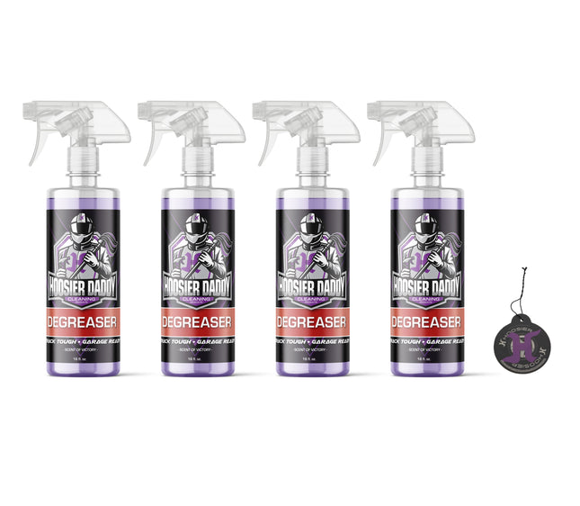 Hoosier Daddy 16oz Degreaser - Ultra-Tough Formula Destroys Grease, Oil, & Grime - Perfect for Cars & Garages(4-Pack)
