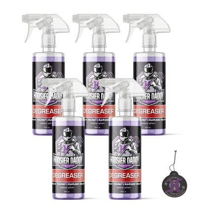 Hoosier Daddy 16oz Degreaser - Ultra-Tough Formula Destroys Grease, Oil, & Grime - Perfect for Cars & Garages(5-Pack)