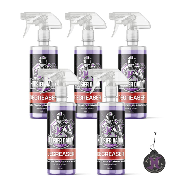 Hoosier Daddy 16oz Degreaser - Ultra-Tough Formula Destroys Grease, Oil, & Grime - Perfect for Cars & Garages(5-Pack)