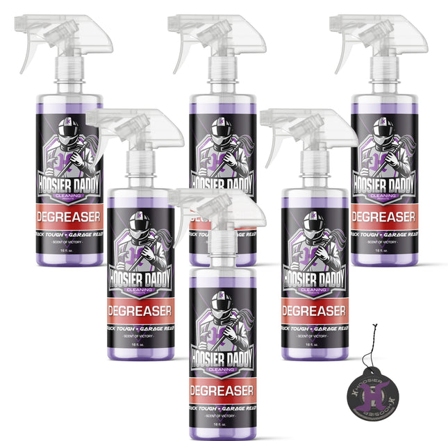 Hoosier Daddy 16oz Degreaser - Ultra-Tough Formula Destroys Grease, Oil, & Grime - Perfect for Cars & Garages(6-Pack)