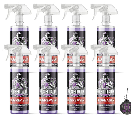Hoosier Daddy 16oz Degreaser - Ultra-Tough Formula Destroys Grease, Oil, & Grime - Perfect for Cars & Garages(8-Pack)