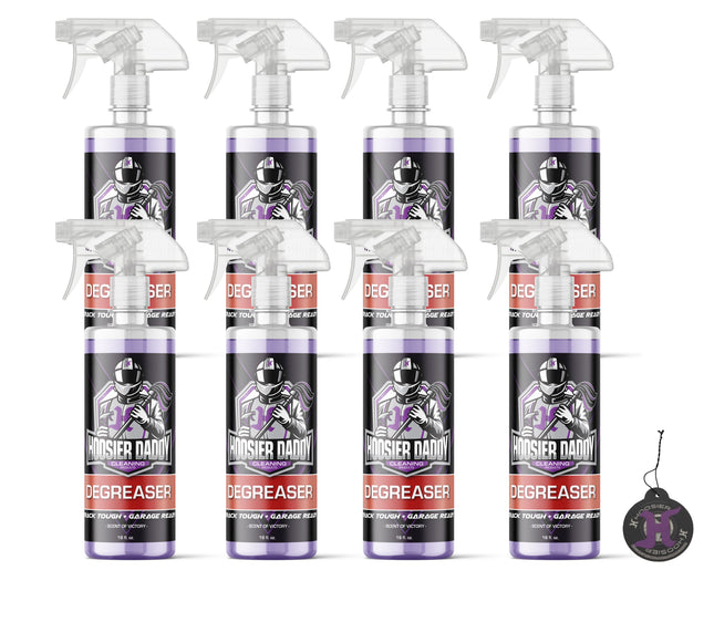 Hoosier Daddy 16oz Degreaser - Ultra-Tough Formula Destroys Grease, Oil, & Grime - Perfect for Cars & Garages(8-Pack)