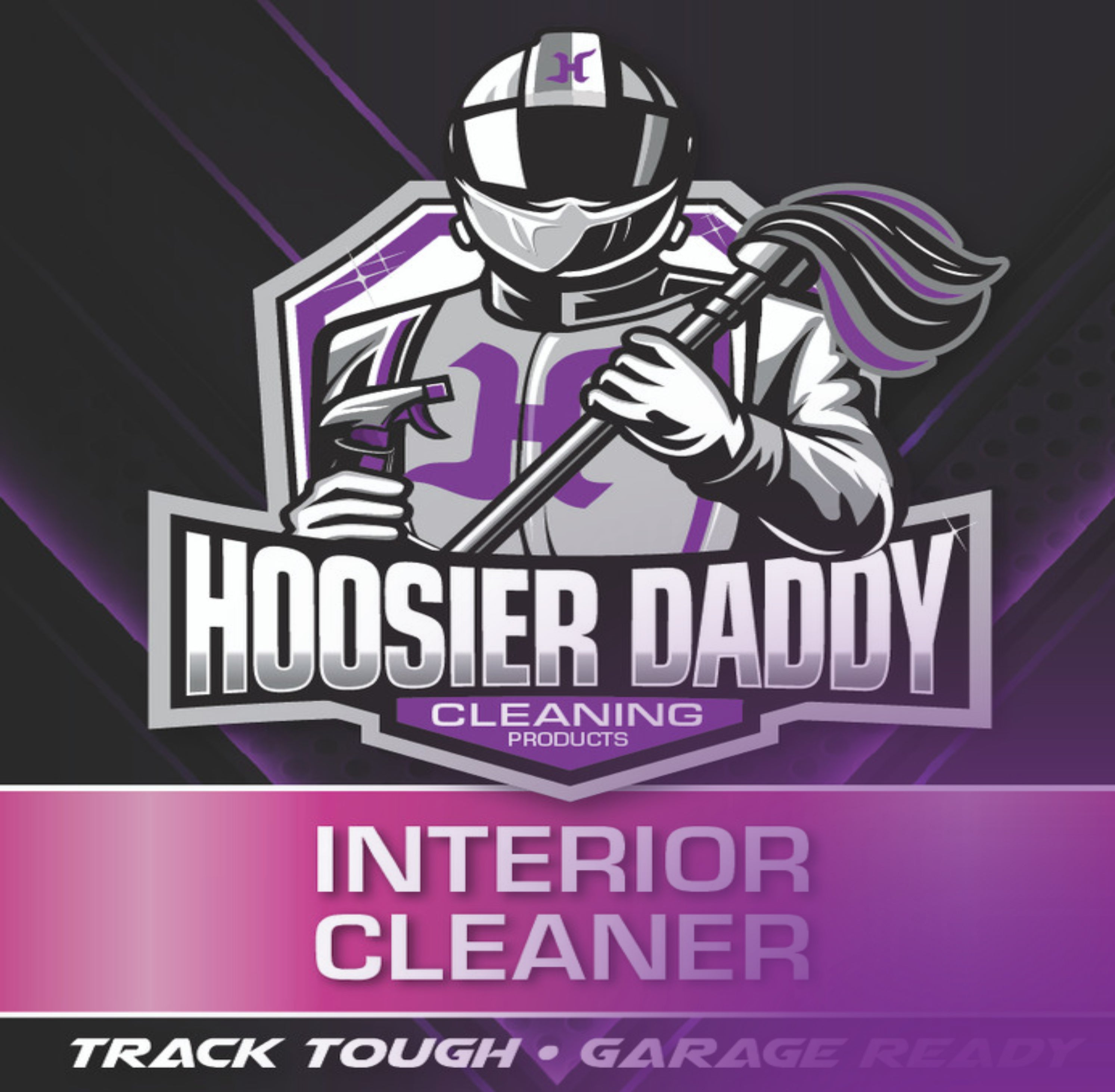 Hoosier Daddy 16oz Car Interior Cleaner - lifts dirt, Stains, & Odors from Upholstery, Carpets, & Dashboards Safe for all surfaces, Leaves Vehicle Fresh & Spotless(4-Pack)