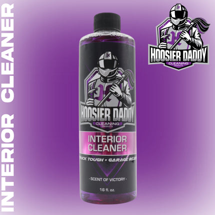 Hoosier Daddy 16oz Car Interior Cleaner - lifts dirt, Stains, & Odors from Upholstery, Carpets, & Dashboards Safe for all surfaces, Leaves Vehicle Fresh & Spotless(8-Pack)