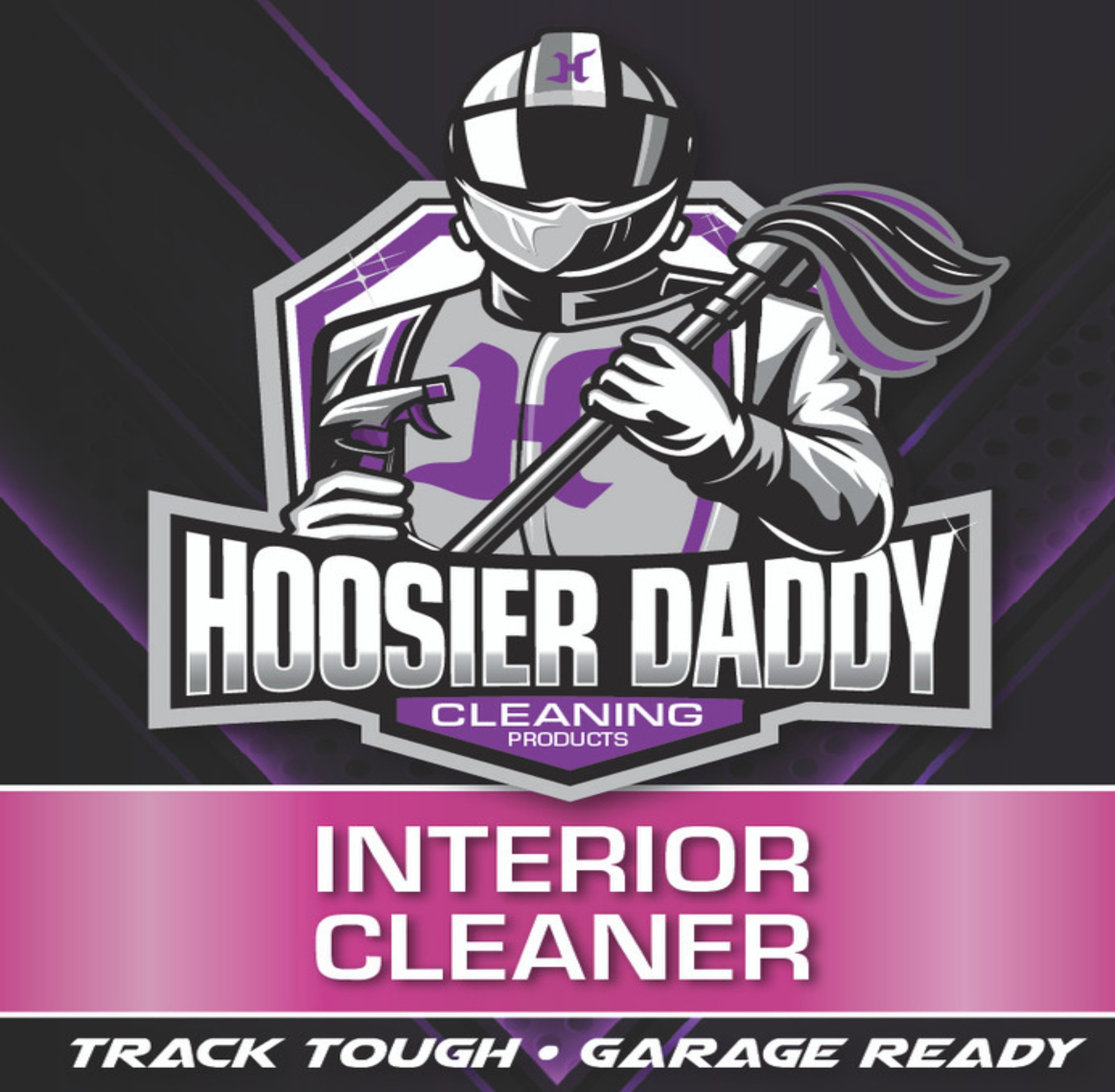 Hoosier Daddy 16oz Car Interior Cleaner - lifts dirt, Stains, & Odors from Upholstery, Carpets, & Dashboards Safe for all surfaces, Leaves Vehicle Fresh & Spotless(8-Pack)