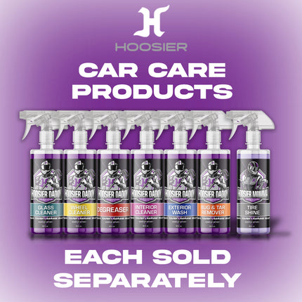 Hoosier Daddy 16oz Car Exterior Cleaner Concentrate - Removes Dirt, Bugs, & Road Grime - Safe for Paint, Glass, & Chrome - Dilutes for Multiple Uses(3-Pack)