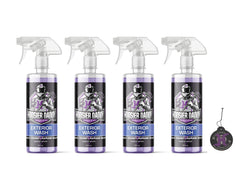 Hoosier Daddy 16oz Car Exterior Cleaner Concentrate - Removes Dirt, Bugs, & Road Grime - Safe for Paint, Glass, & Chrome - Dilutes for Multiple Uses(4-Pack)