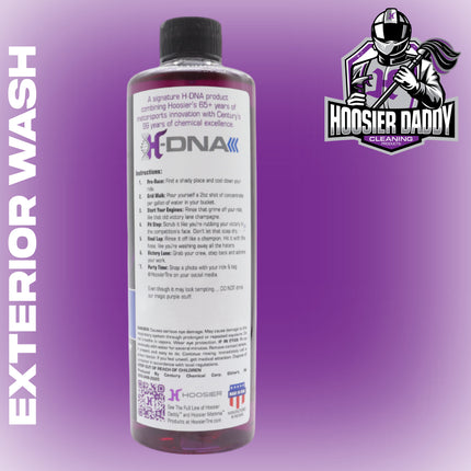 Hoosier Daddy 16oz Car Exterior Cleaner Concentrate - Removes Dirt, Bugs, & Road Grime - Safe for Paint, Glass, & Chrome - Dilutes for Multiple Uses(6-Pack)