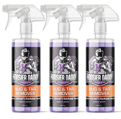 Hoosier Daddy 16oz Car Bug & Tar Remover - Fast-Acting Formula Dissolves Tough Bugs, Tar, & Sap - Easy Spray-On, Wipe-Off Solution for a Spotless Polished finish(3-Pack)