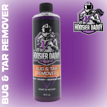 Hoosier Daddy 16oz Car Bug & Tar Remover - Fast-Acting Formula Dissolves Tough Bugs, Tar, & Sap - Easy Spray-On, Wipe-Off Solution for a Spotless Polished finish(5-Pack)
