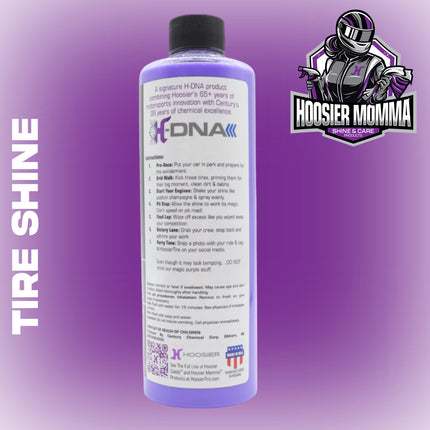 Hoosier Momma 16oz Car Tire Shine - Long-Lasting, High-Gloss Formula Enhances Tires with a Wet-Look Shine - Repels Dirt & Protects Rubber - Easy Spray-On for a Showroom Finish(8-Pack)