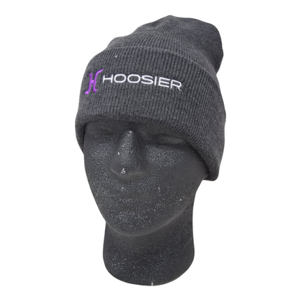 Hoosier Upshift Charcoal Gray Beanie Stocking Cap Hat w/ Hoosier Brand Logo with Hoosier Keychain