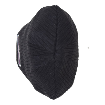 Hoosier Gear-Head Beanie Stocking Cap Hat - Black w/ Hoosier Brand Logo with Hoosier Keychain