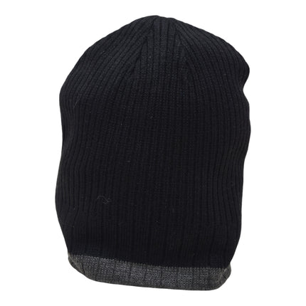 Hoosier Gear-Head Beanie Stocking Cap Hat - Black w/ Hoosier Brand Logo with Hoosier Keychain