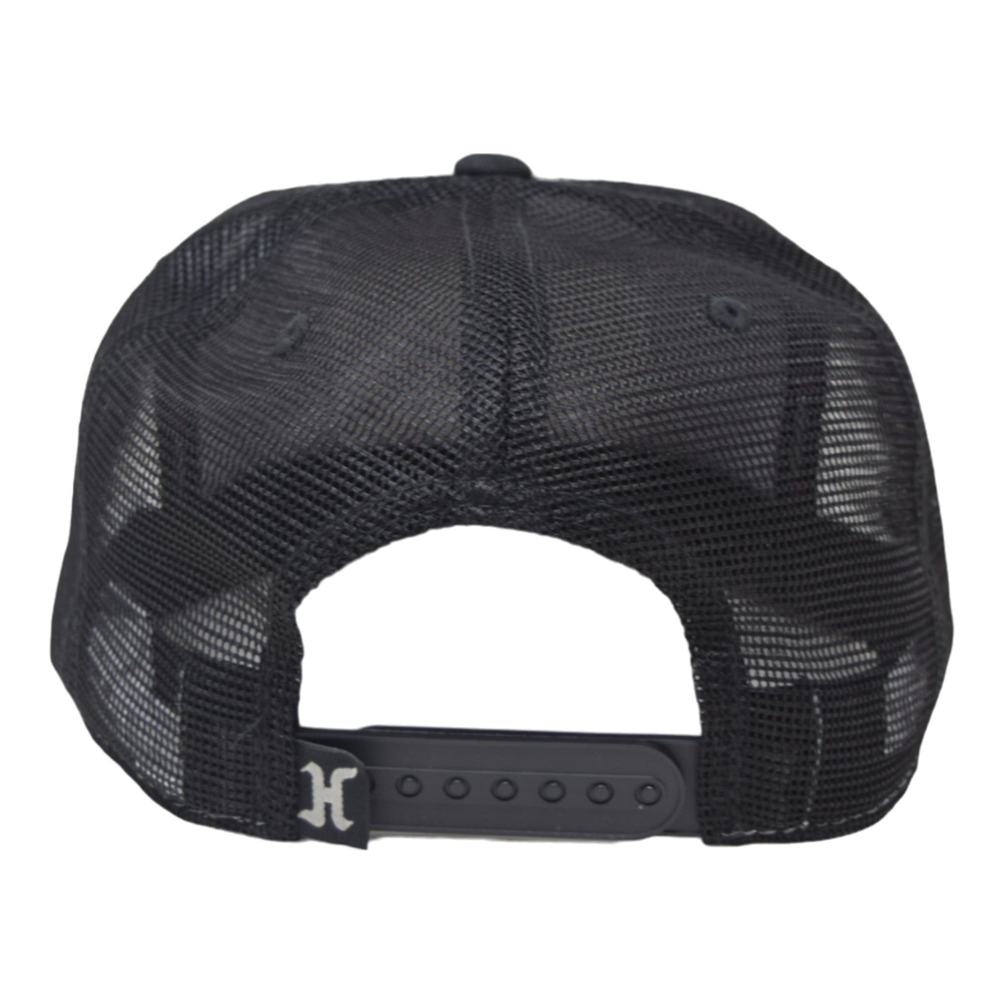 Hoosier Splitter Gray Snapback Trucker Baseball Hat w/ Breathable Black Mesh Back with Hoosier Keychain