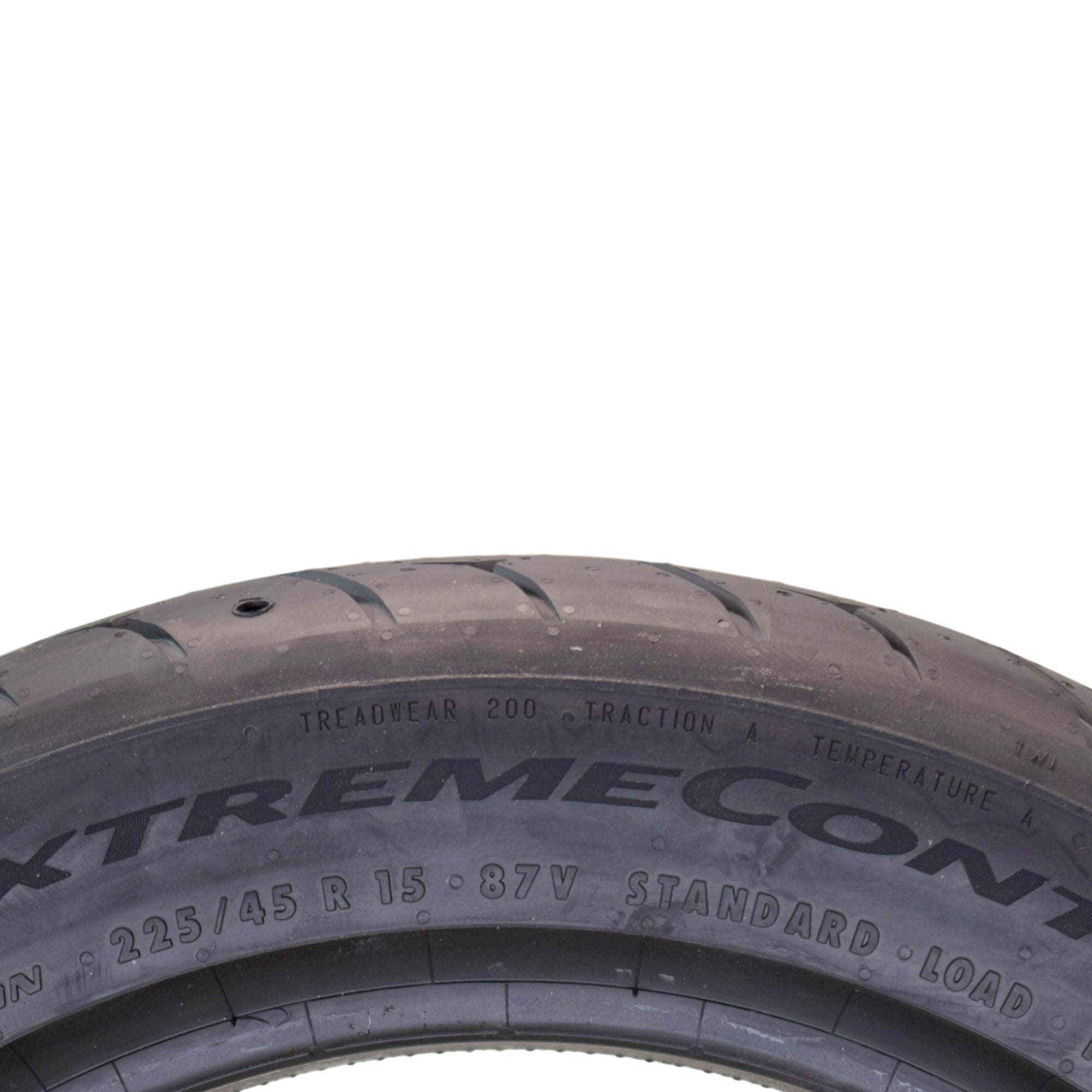 Conti by Hoosier Racing Tire 225/45R15 87V SL CONTACT FORCE - Ultra-High Track Performance Tire with Hoosier Keychain (4 Pack)