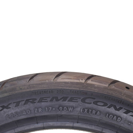 Conti by Hoosier Racing Tires 225/40R17 90W XL CONTACT FORCE and 255/40R17 98W XL CONTACT FORCE - Ultra-High Track Performance Tires with Hoosier Keychain (4 Pack)