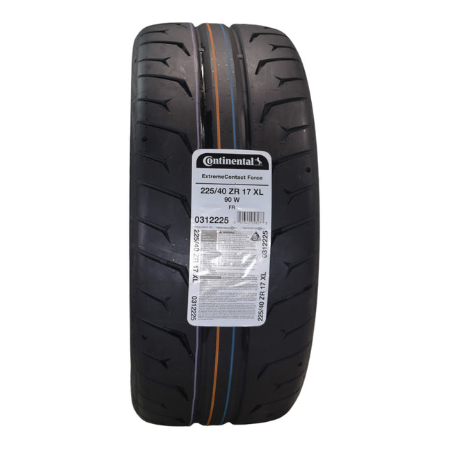 Conti by Hoosier Racing Tire 225/40R17 90W XL CONTACT FORCE - Ultra-High Track Performance Tire with Hoosier Keychain (4 Pack)