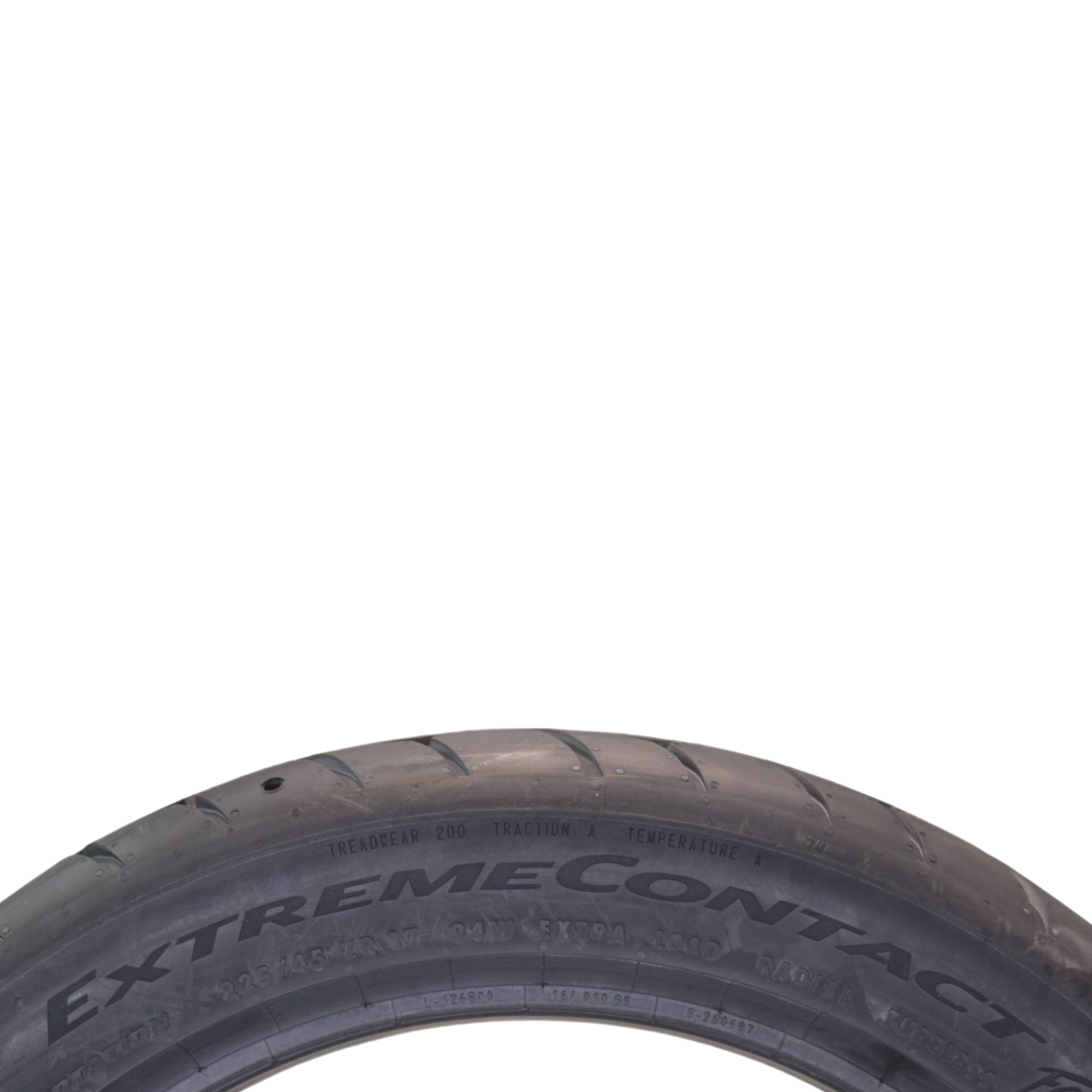 Conti by Hoosier Racing Tire 225/45R17 94W XL CONTACT FORCE - Ultra-High Track Performance Tire with Hoosier Keychain