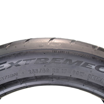 Conti by Hoosier Racing Tire 255/40R17 98W XL CONTACT FORCE - Ultra-High Track Performance Tire with Hoosier Keychain (4 Pack)