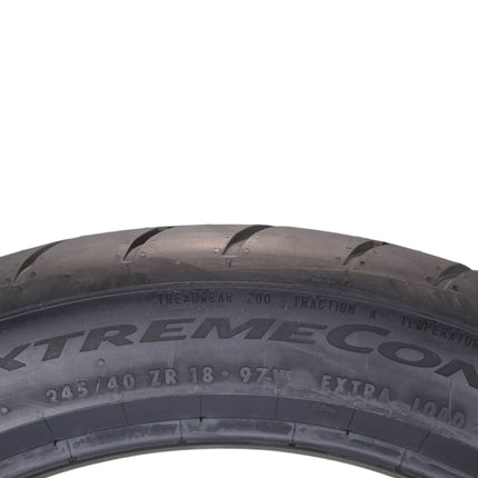 Conti by Hoosier Racing Tire 245/40R18 97W XL CONTACT FORCE - Ultra-High Track Performance Tire with Hoosier Keychain