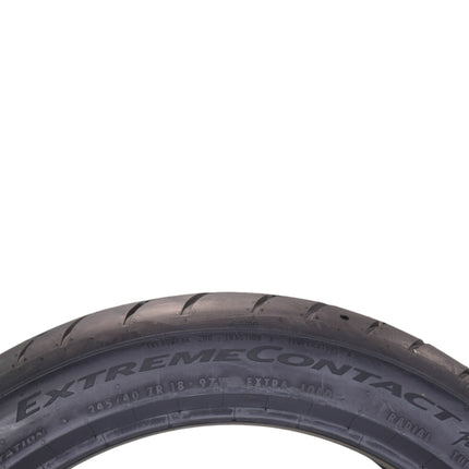 Conti by Hoosier Racing Tire 245/40R18 97W XL CONTACT FORCE - Ultra-High Track Performance Tire with Hoosier Keychain (4 Pack)