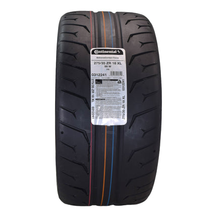 Conti by Hoosier Racing Tire 275/35R18 99W XL CONTACT FORCE - Ultra-High Track Performance Tire with Hoosier Keychain (4 Pack)