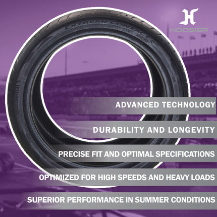 Conti by Hoosier Racing Tire 295/30R18 98W XL CONTACT FORCE - Ultra-High Track Performance Tire with Hoosier Keychain