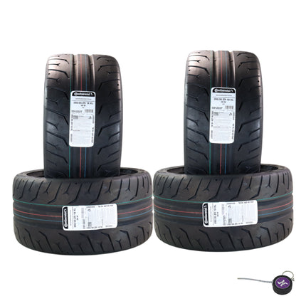 Conti by Hoosier Racing Tire 295/30R18 98W XL CONTACT FORCE - Ultra-High Track Performance Tire with Hoosier Keychain (4 Pack)