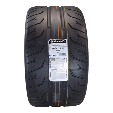 Conti by Hoosier Racing Tire 315/30R18 98W SL CONTACT FORCE - Ultra-High Track Performance Tire with Hoosier Keychain