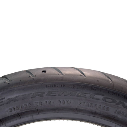 Conti by Hoosier Racing Tire 315/30R18 98W SL CONTACT FORCE - Ultra-High Track Performance Tire with Hoosier Keychain (2 Pack)