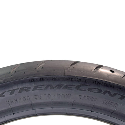 Conti by Hoosier Racing Tire 265/35R19 98W XL CONTACT FORCE - Ultra-High Track Performance Tire with Hoosier Keychain (2 Pack)