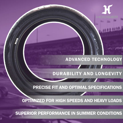 Conti by Hoosier Racing Tire 295/30R19 100W XL CONTACT FORCE - Ultra-High Track Performance Tire with Hoosier Keychain